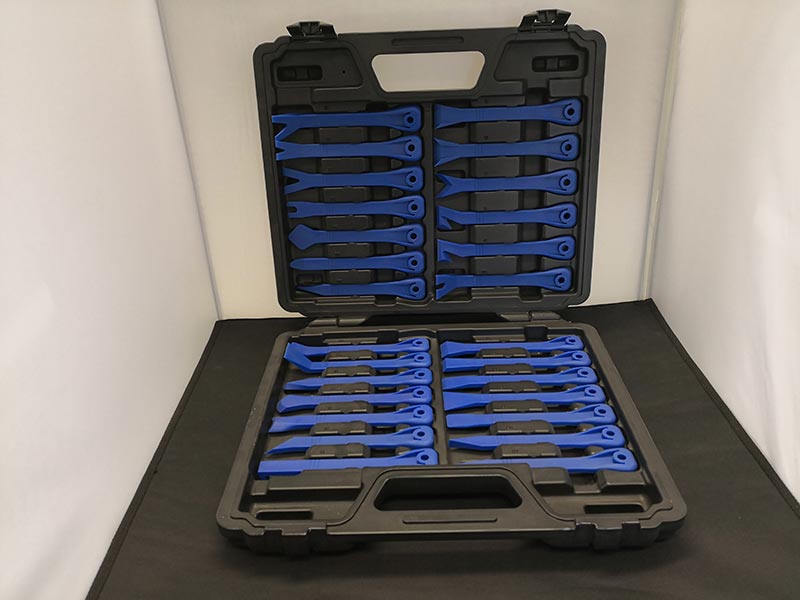 TECH-CRAFT Demontagewerkzeug Demontagewerkzeug Montagewerkzeug, (27-tlg),  inkl. tragbarer Reißverschlusstasche